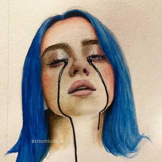 Billie Eilish ​when the party's over wallpaper