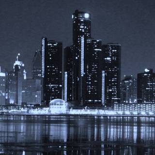 Michigan at night wallpaper