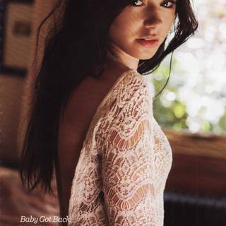 Lily Collins brunette wallpaper