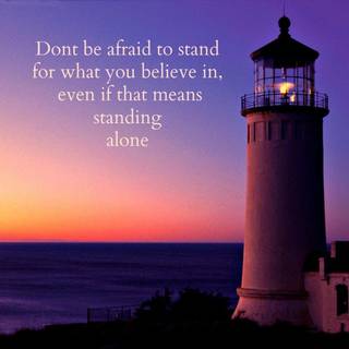 Lighthouse at sunset wallpaper