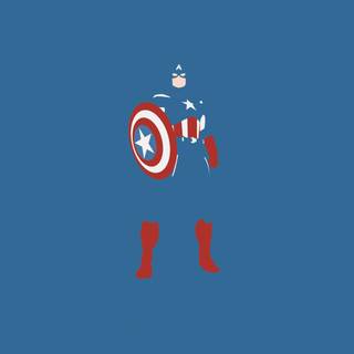 Captain America and Captain Marvel wallpaper