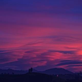 4K colorful sunset wallpaper