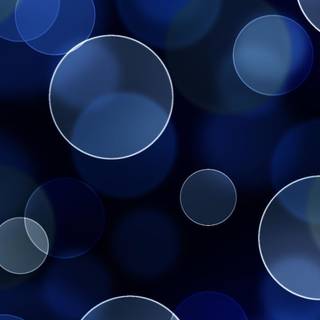 Abstract blue ring wallpaper
