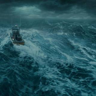 Stormy sea wallpaper