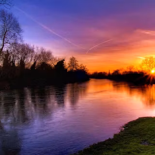 Amazing sunset wallpaper