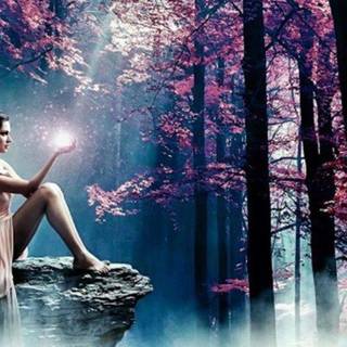 Moon fairy wallpaper