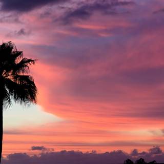 Sunset skies wallpaper