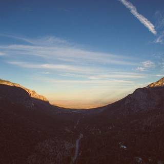 Landscape at dawn wallpaper