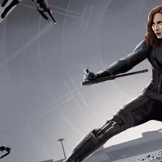 Black Widow vs Taskmaster wallpaper