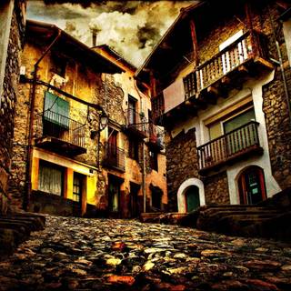 Old street wallpaper