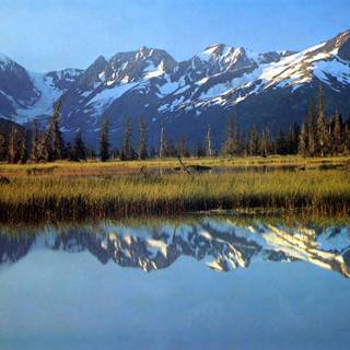 Alaska majestic reflections wallpaper