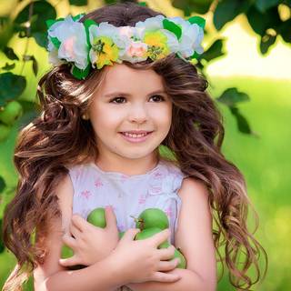 Adorable little girl wallpaper