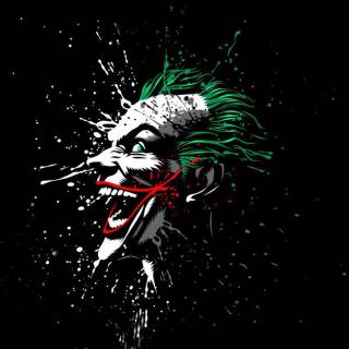 Scary Joker Android wallpaper