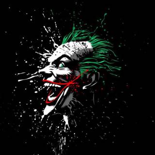 Scary Joker Android wallpaper