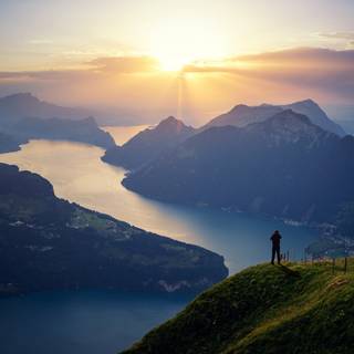 Lake Lucerne wallpaper