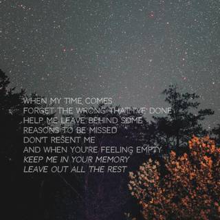 Linkin Park quote wallpaper