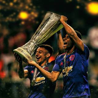 Lingard and Rashford wallpaper