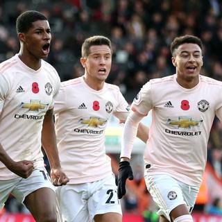 Lingard and Rashford wallpaper