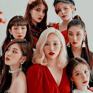 BTS and CLC wallpaper