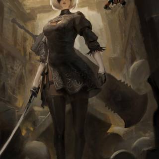 Nier: Automata 2B wallpaper