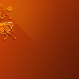 Orange simple wallpaper