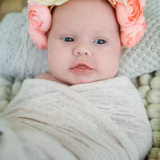 Newborn baby girl wallpaper