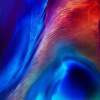 Ethereal magic blue wallpaper