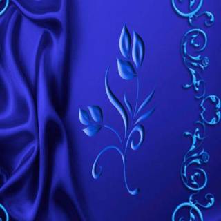 Ethereal magic blue wallpaper