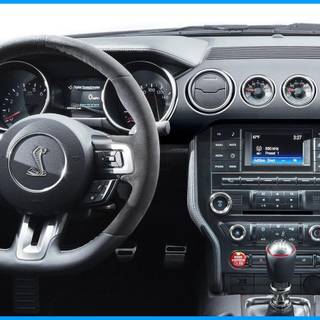 Ford Mustang car dashboard wallpaper