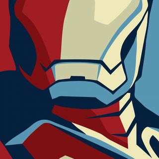 Iron Man minimal artwork wallpaper