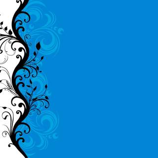 Blue white wallpaper