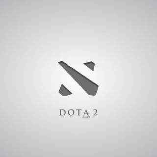 Dota 2 logo wallpaper
