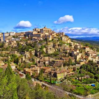 Village of Gordes wallpaper