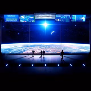 Cool high tech wallpaper