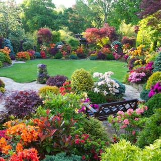 Fantasy gardens wallpaper