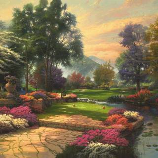 Golfers paradise wallpaper