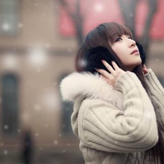 Asian beauty wallpaper