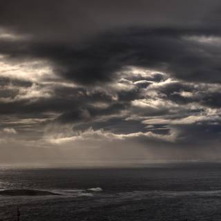 Sunset after the storm wallpaper