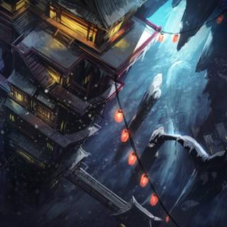 Lantern fantasy wallpaper