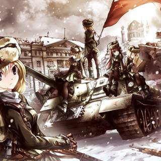 Anime tanks wallpaper