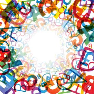 Letter F colors wallpaper