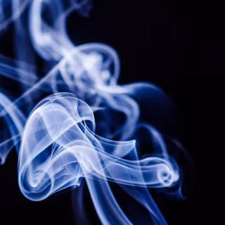 With smoke wallpaper