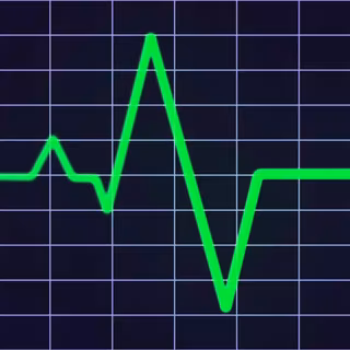 Abstract heartbeats wallpaper