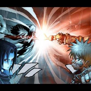 Naruto and Goku fusion wallpaper