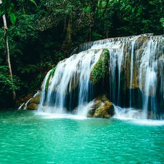 Waterfall rainforest wallpaper