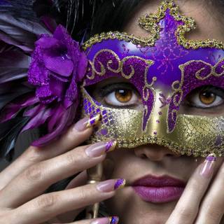 Party mask wallpaper