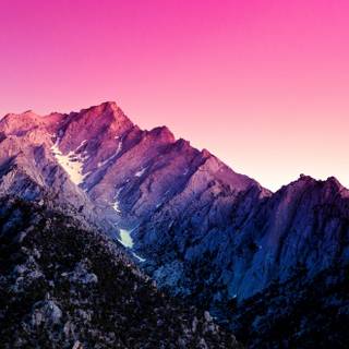 Purple mountain wallpaper