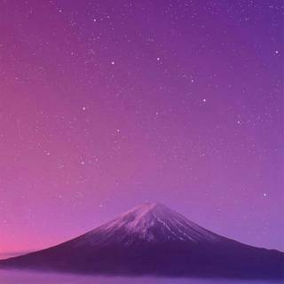 Purple mountain wallpaper
