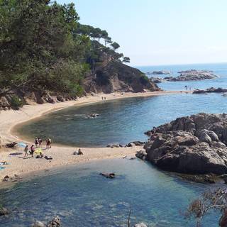 Cala Estreta Palamós wallpaper