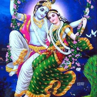 Lord Krishna HD wallpaper for mobile